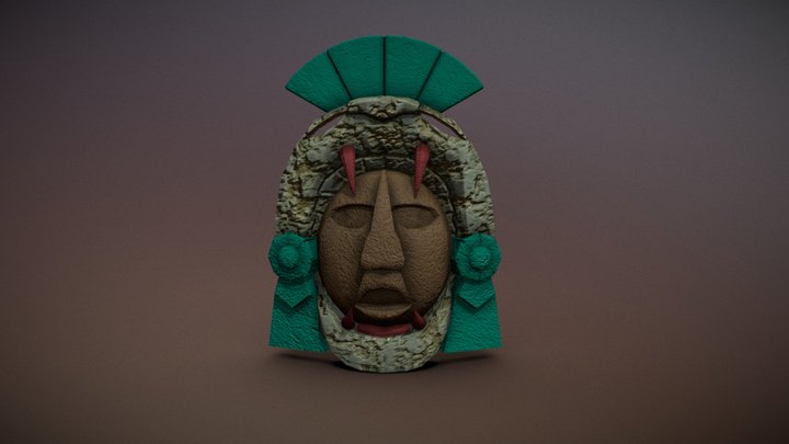 Jaguar Warrior Mask 3D Model