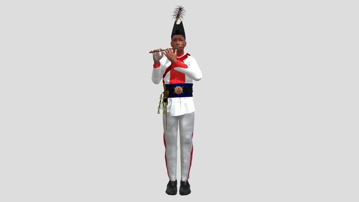 Kraton Jogja - Dhaeng - Panyuling 3D Model