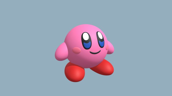 Kirby!! 3D Model