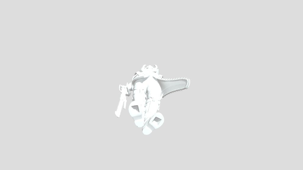 Devil Hunter Chainsaw Figurine STL | Dark…