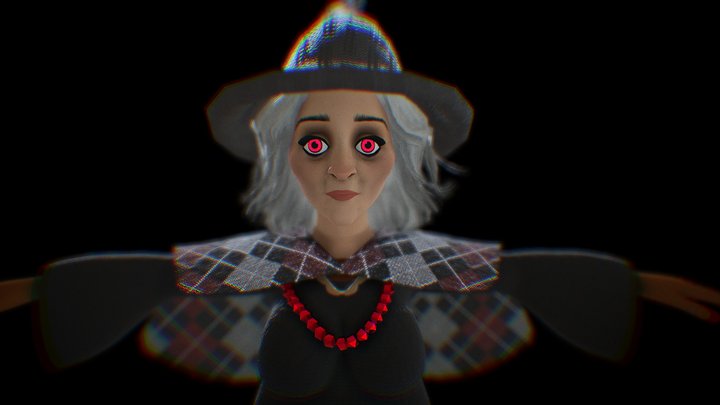 Old Witch 3D Model