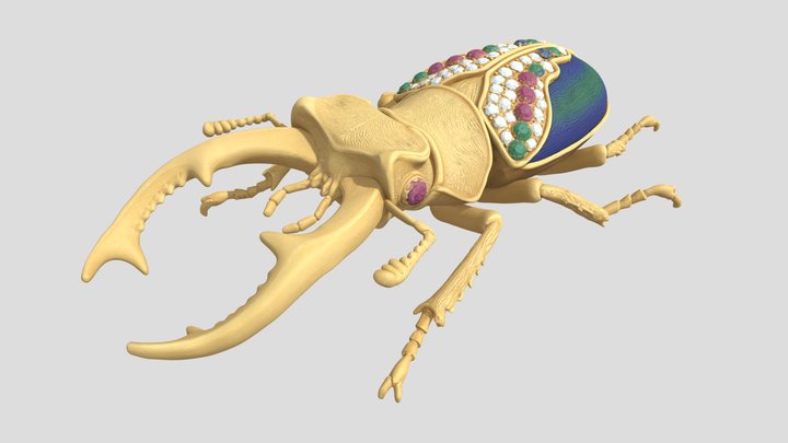 Fabergé Beetle 3D Model
