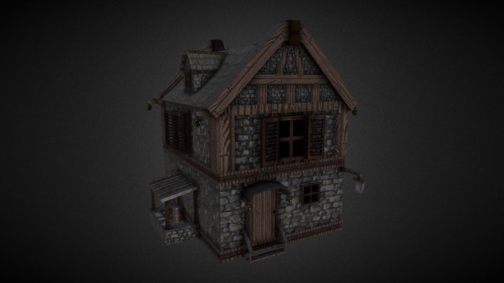 Old River House 3D Model