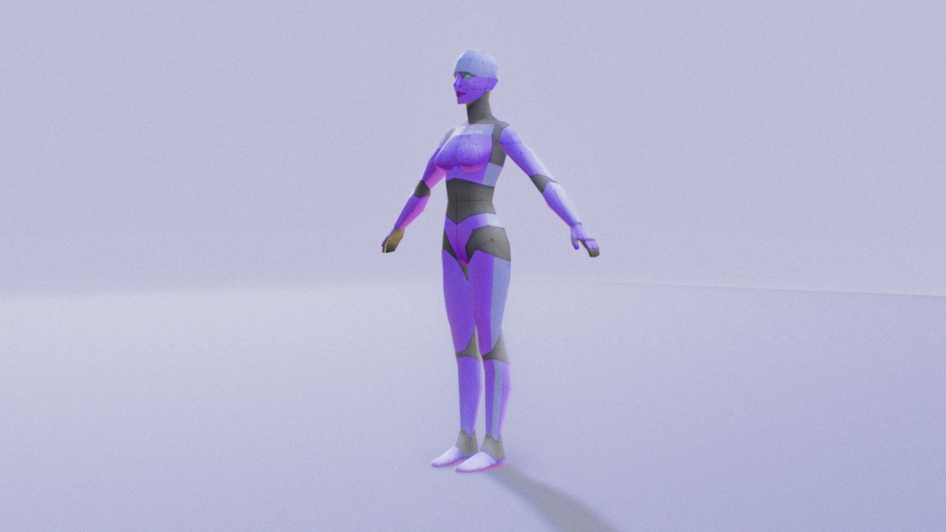 Animated Low Poly Female Humanoid Demo Character - 3D model by hinxlinx ...