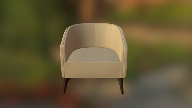 Milano Armchair 3D Model