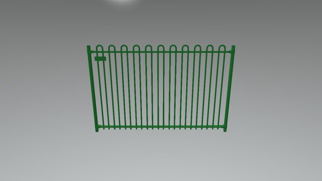 TR800 Play Railing 1.8m 3D Model