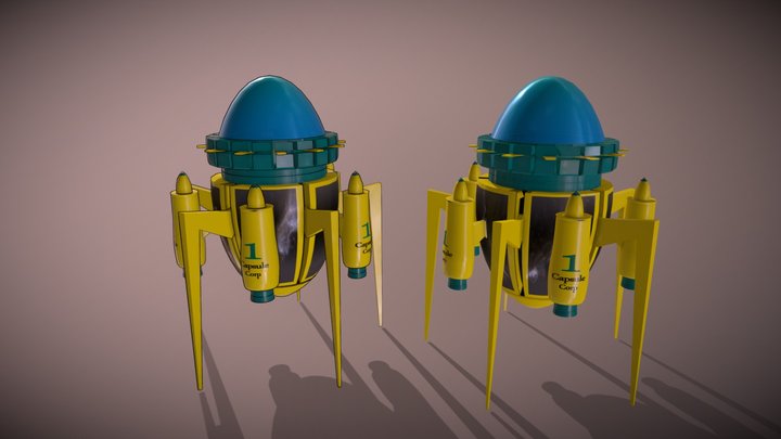 Nave de Trunks 3D Model