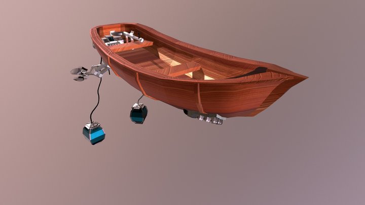 Boat "Deus Litus 7" 3D Model