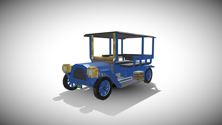 Main Street Limousine 3D Model