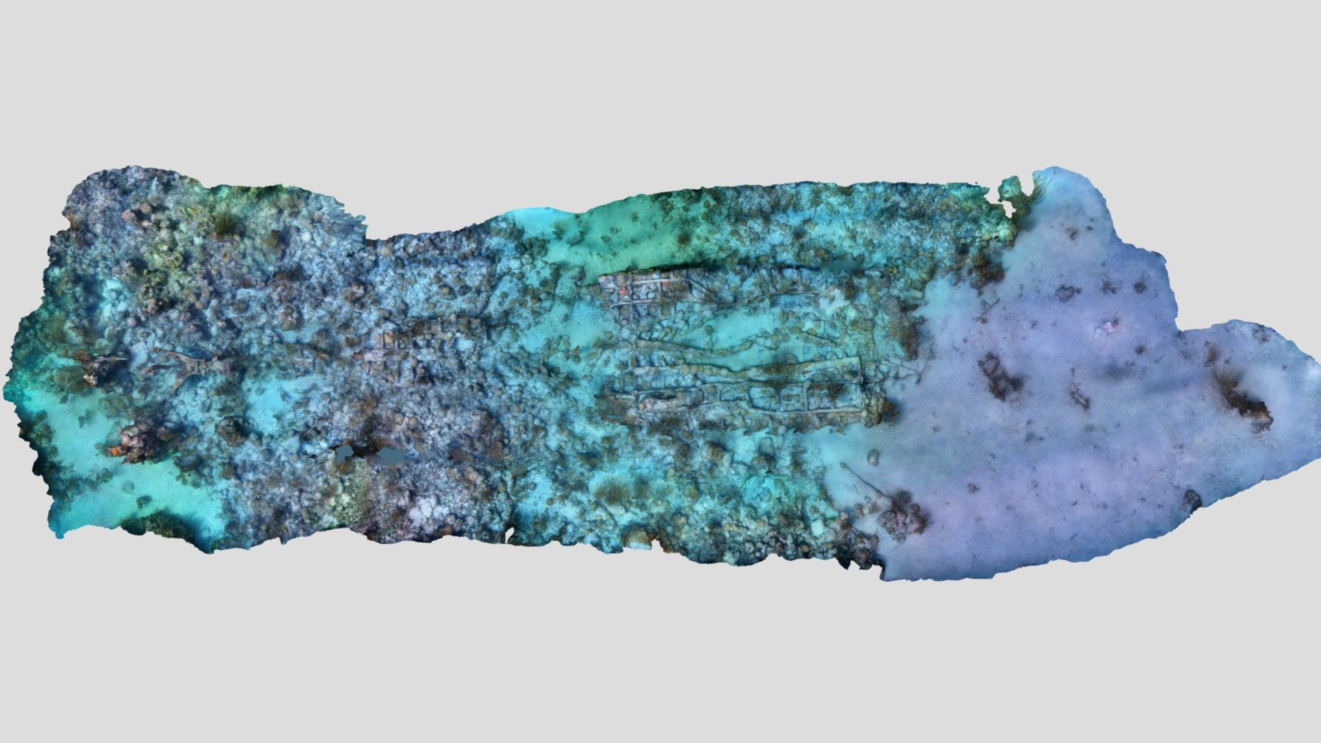 Hen and Chickens Reef Brick Wreck - Download Free 3D model by NOAA's ...