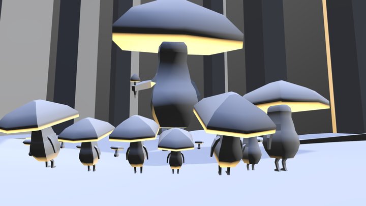 Folder B Part 1 Grey box: Magic mushrooms 3D Model