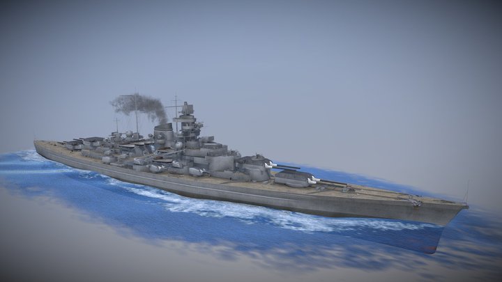 Tirpitz 3D Model