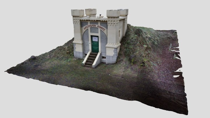 Zemní vodojem // Underground reservoirs 3D Model