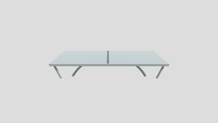 Теннисный столик 3D Model