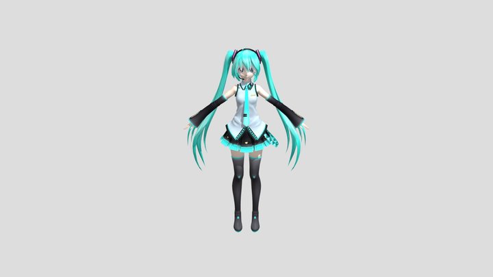 TDA Miku Fixed 3D Model