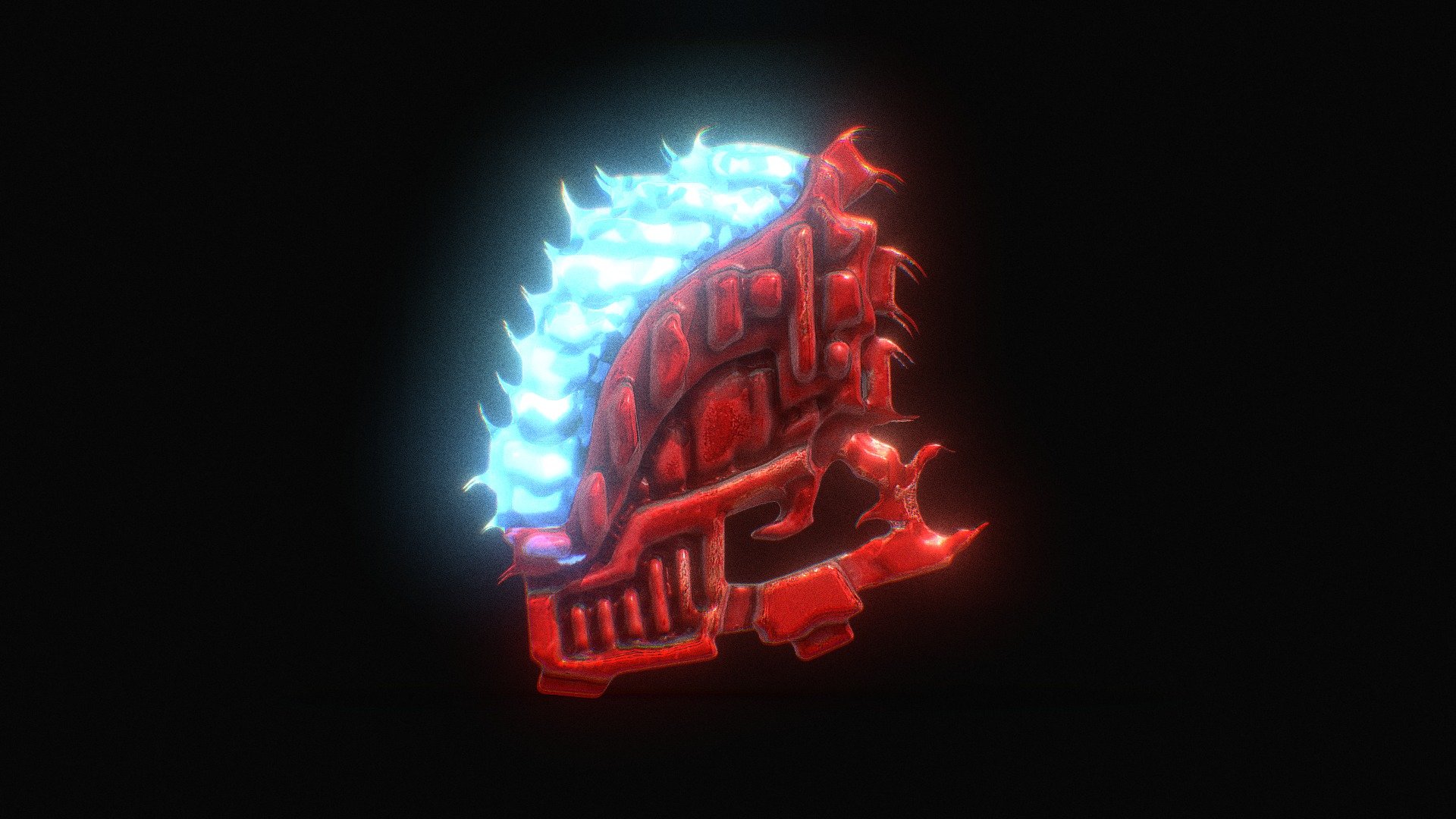 The Crimson Crystal Pistol - Buy Royalty Free 3D model by brazybran ...