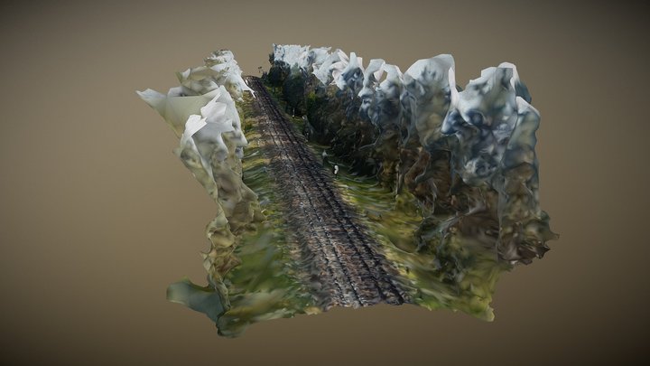 Train Tracks 2 3D Model