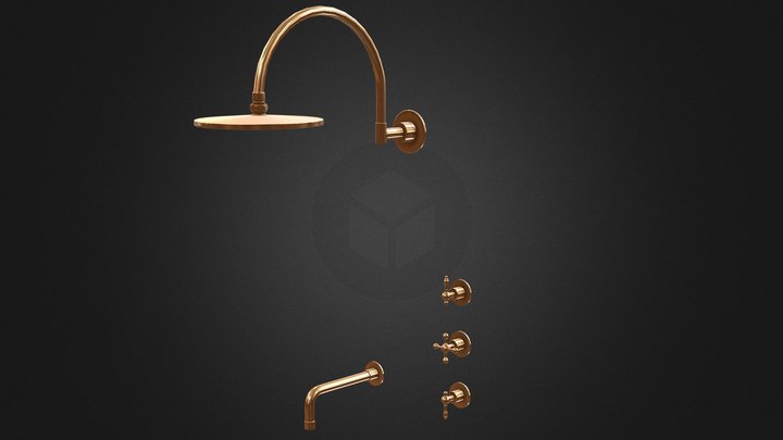 Shower System 3D Model