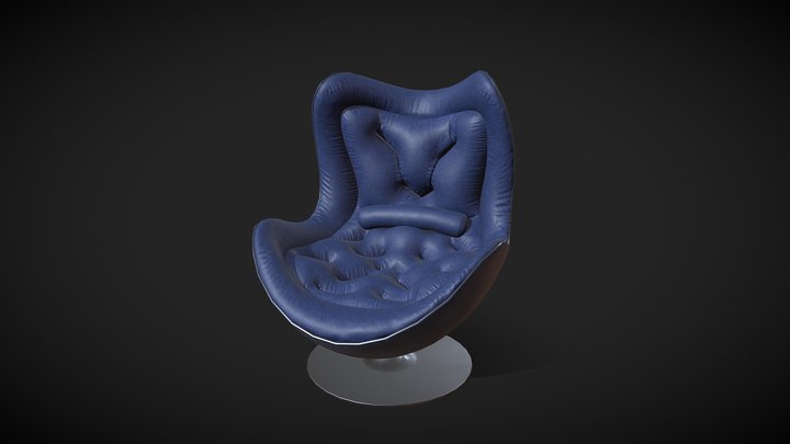 Egg-Chair 3D Model