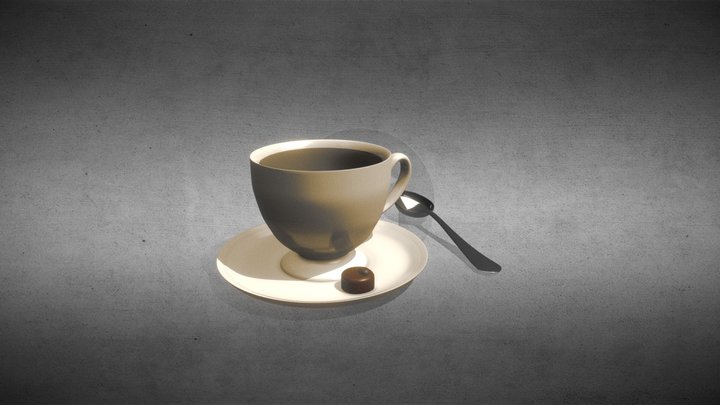 Good coffee morning 3D Model