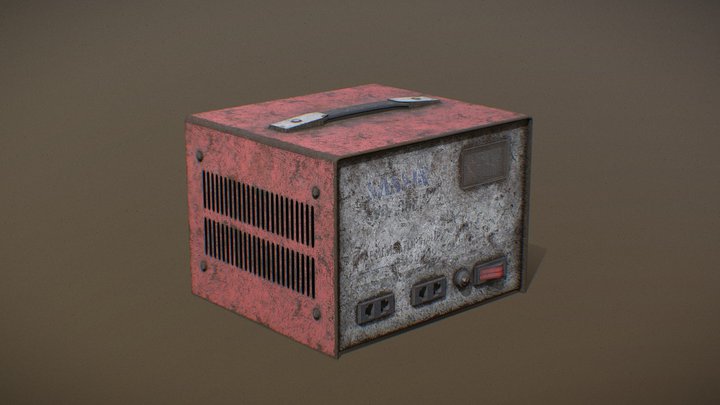 The SASSIN SVC-1000 stabilizer (Very old model) 3D Model
