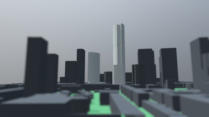 Alpha Square 3D Model