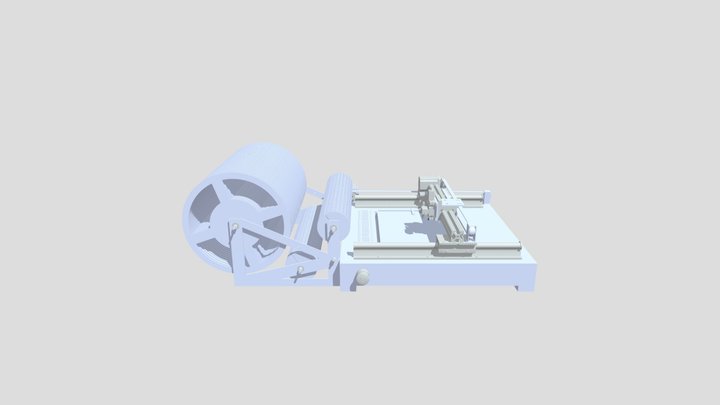 CNC Pick And Place Machine 3D Model