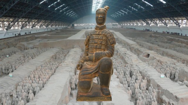 Arquero de terracota, Mausoleo de Quin Shi Huang 3D Model