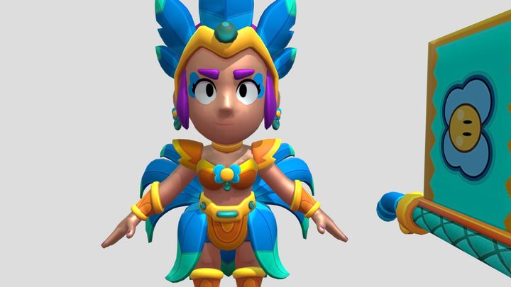 Flag_bearer_piper 3D Model