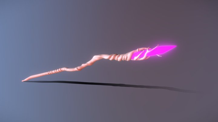 Wizard Staff 3D Model