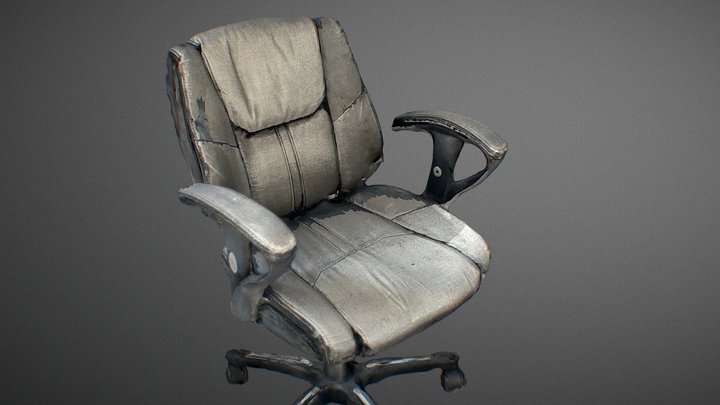DAY 20 | OLD OFFICE CHAIR 3D Model