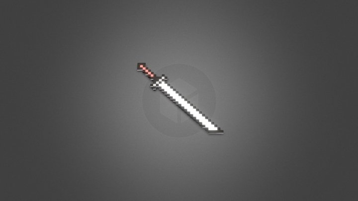minecraft katana 3D Model