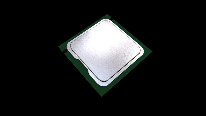 PC CPU processor 3D Model