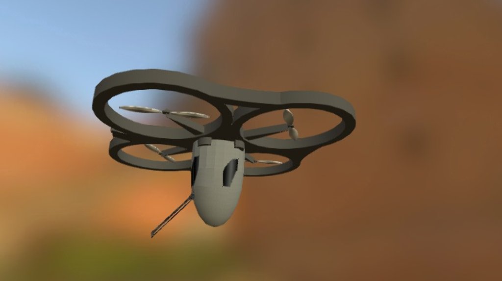 Drone Paintball Turret Gun Attachment