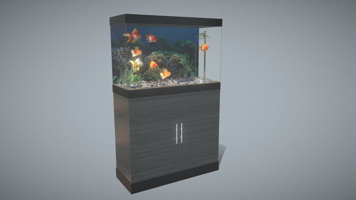 Aquarium Furniture_Model01 3D Model