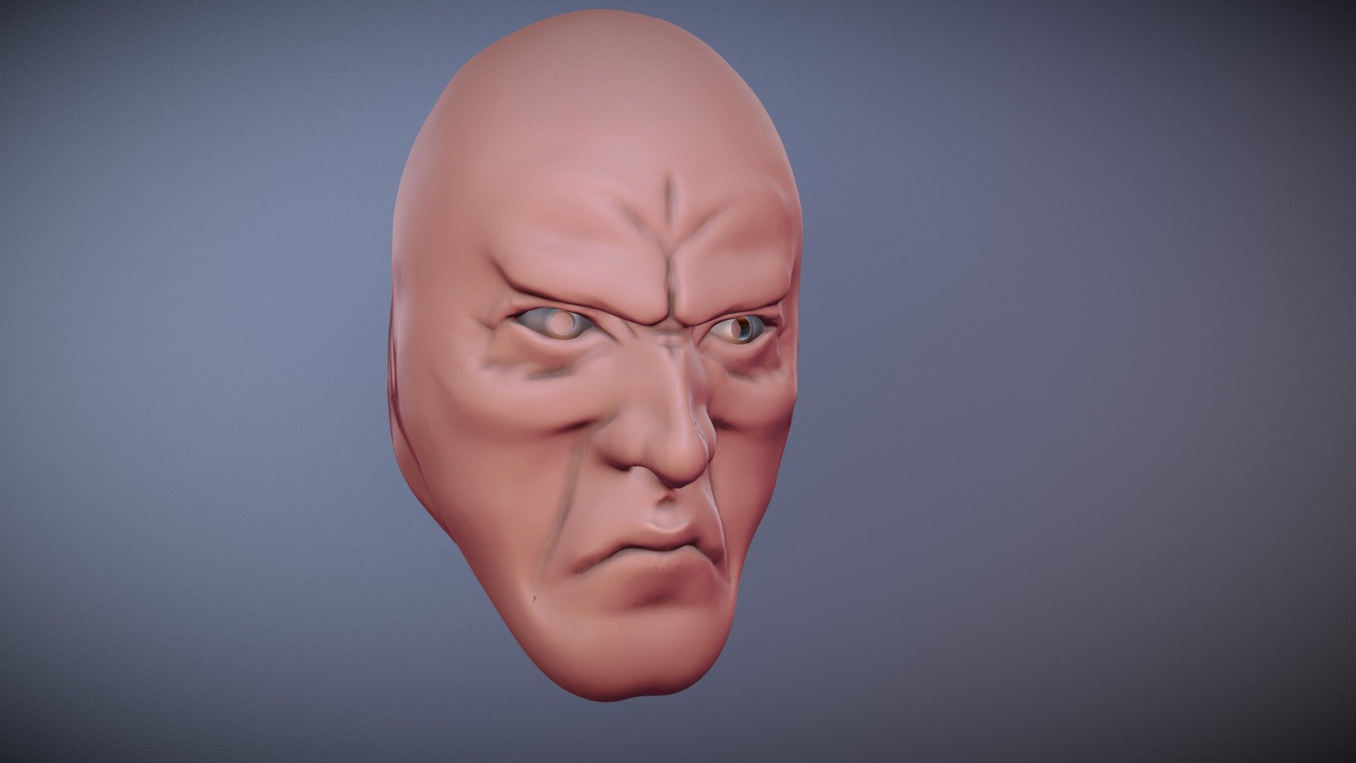 Sculpt January 24: Anger - 3D model by joelthebergman [efb7fde] - Sketchfab