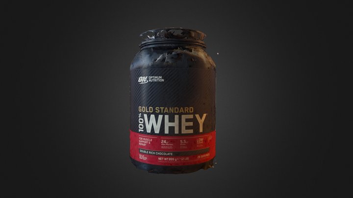 Optimum Nutrition Whey 3D Model
