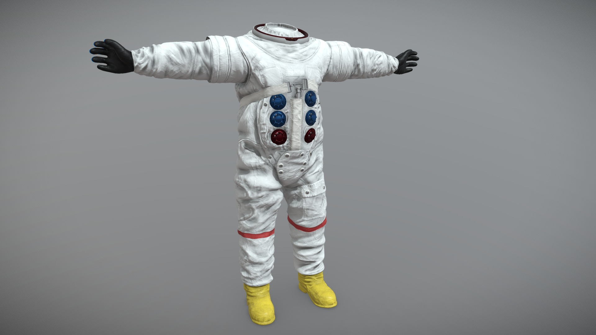 3D model Space Suit - This is a 3D model of the Space Suit. The 3D model is about a person in a space suit.
