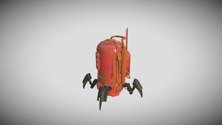 Spider-Bot 3D Model