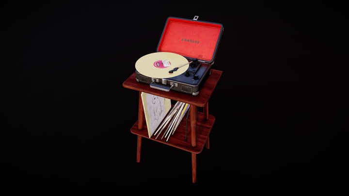 Vinyl "Tous les garçons et les filles" 3D Model