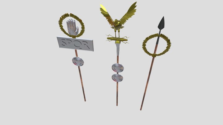 Roman standard 3D Model