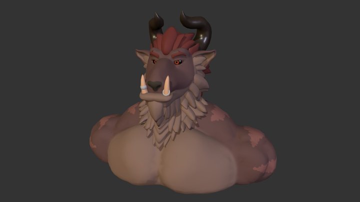 Dante the beast 3D Model
