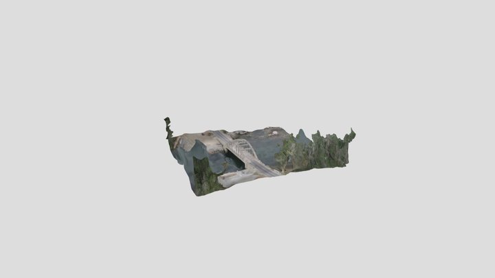 Falls Bridge, Blue Hill, Maine 3D Model