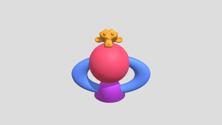 Monkey Bleder 3D Model