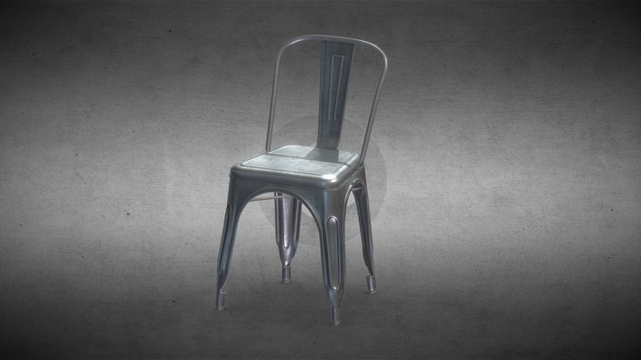 Tolix Chair 3D Model