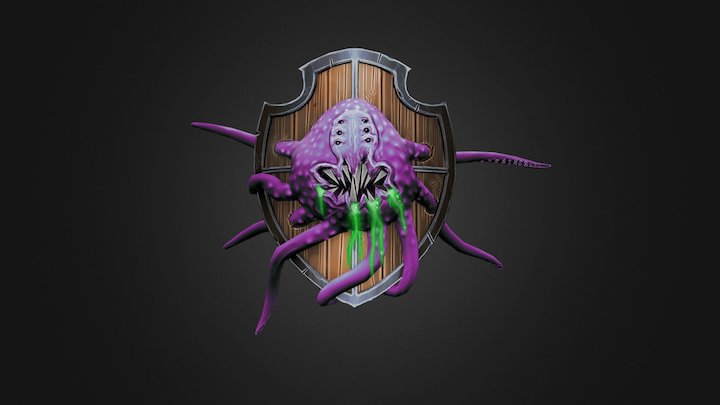 Shield Game Ready 3D Model