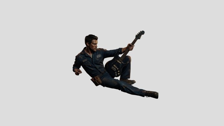 Guitar Guy 3D Model