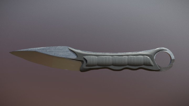 Small Hand Knife 3D Model