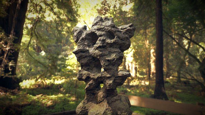 Stone 一座假石头小山 3D Model