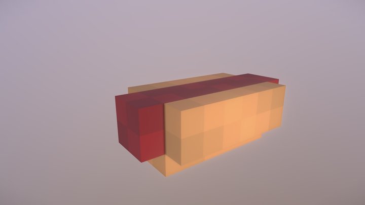 Hotdog | Voxel 3D Model
